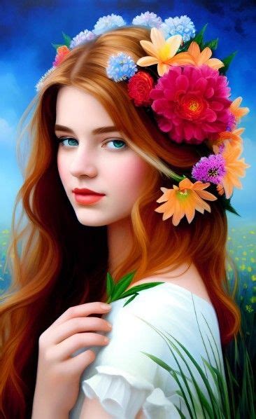 Beautiful Smile Colorful Portrait Digital Volume Photo Beauty Quick Women
