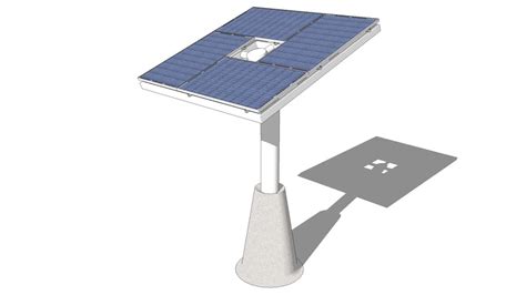 Small Solar Tree Square Top 3d Warehouse