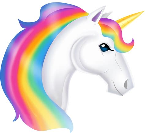 Rainbow Unicorn Head Imagenes Para Colorear