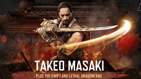 Cod Mobile New Takeo Masaki And Dragonfang Sword Youtube