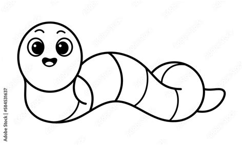 Cute Earthworms Coloring Page My Xxx Hot Girl