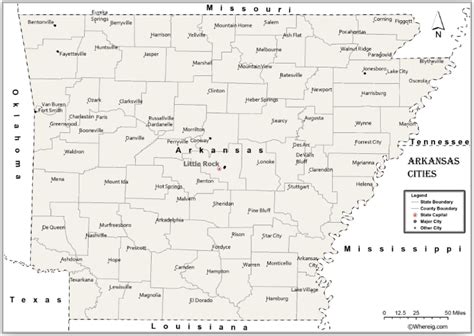 Map Of Arkansas Cities List Of Cities In Arkansas By Population