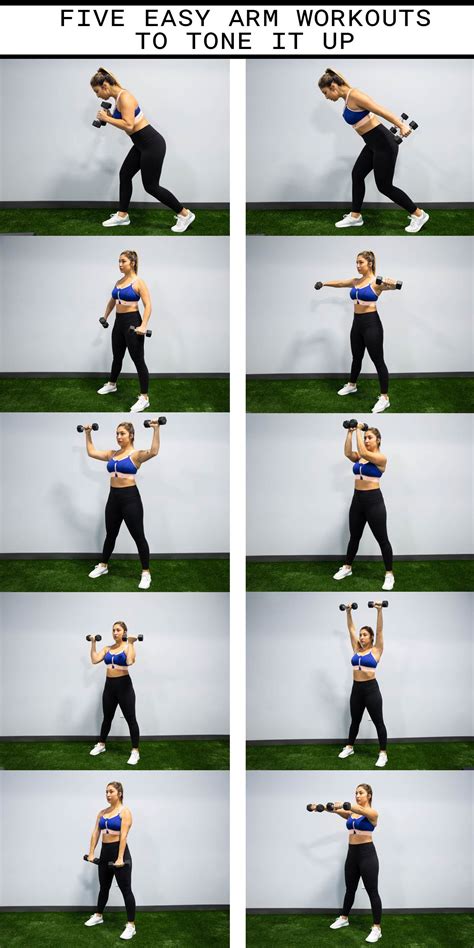5 Dumbbell Workouts To Sculpt Your Arms Dumbell Workout Arm Workout Fitness Body