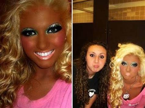 Blissfully Unaware That You Are Orange Self Tanning Fail Bad Makeup