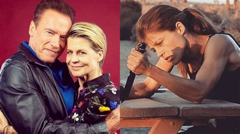 Arnold Schwarzenegger Reacts To Linda Hamiltons Insane Arms ‘son Of A Bh Is More Cut Than