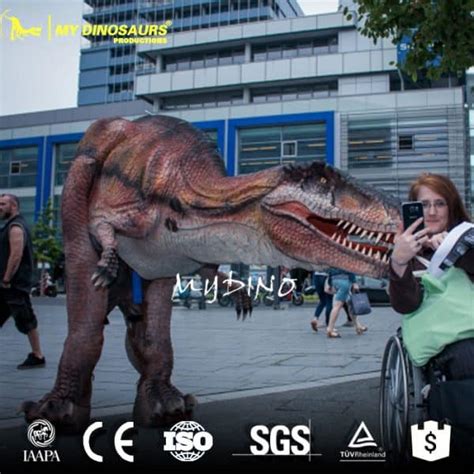 Amusement 3d Movie Adult Realistic Dinosaur Costume