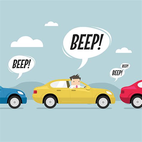 Car Honking Illustrations Royalty Free Vector Graphics And Clip Art Istock