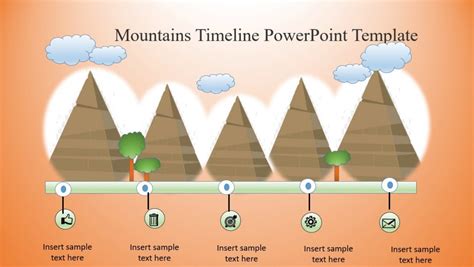 Mountains Timeline Powerpoint Template Slidevilla