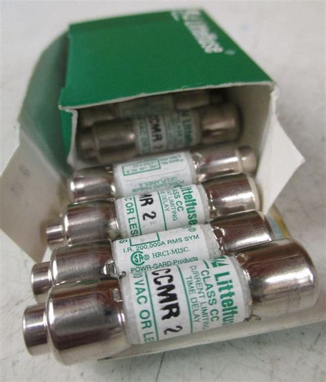 Littelfuse Ccmr 2 Fuse 2amp 600vac Class Cc Time Delay Qty 10 New In Box Daves Industrial