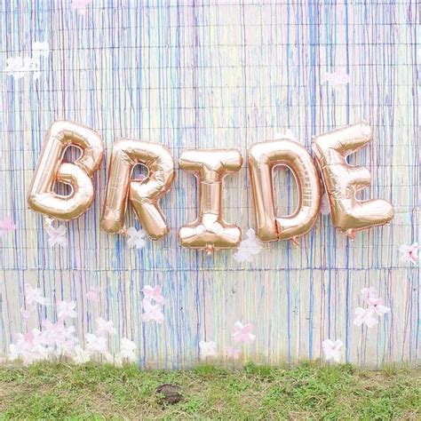 Jumbo Bride Bachelorette Party Balloon Banner 32 Tall Etsy Bride To