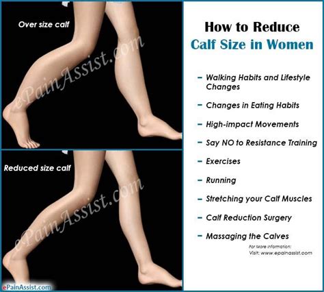 How To Reduce Calf Size In Women Calf Exercises Calf Slimming