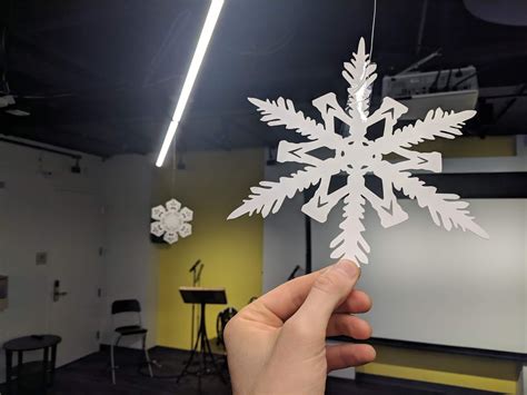 The Lansey Brothers Blog Realistic Paper Snowflake Design
