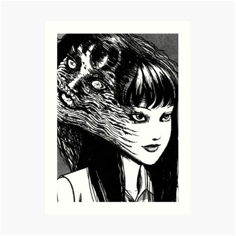 Two Faces By Junji Ito Dark Art Illustrations Junji Ito Art Inspiration