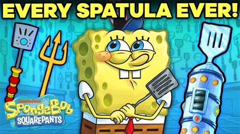 Every Spatula Spongebob Ever Used 👨‍🍳 Spongebob Youtube