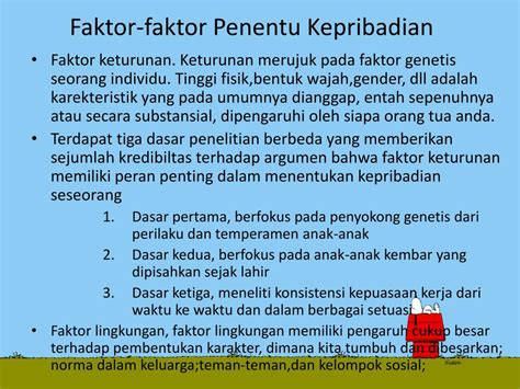 Pengertian Dan Faktor Yang Mempengaruhi Kepribadian Pengertian Dan Riset