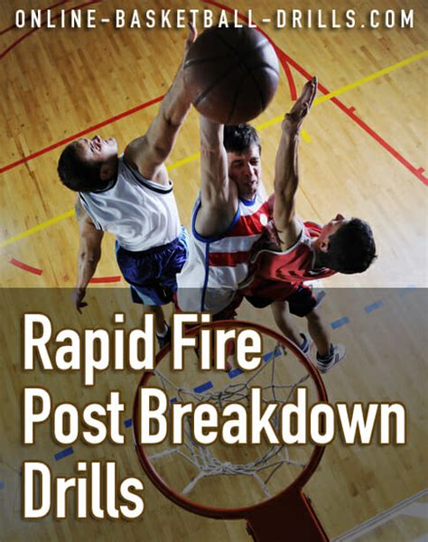 Rapid Fire Post Breakdown Drills Online Basketball Drills