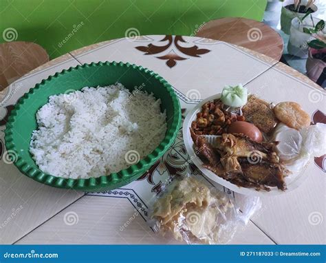 Kenduri Or Kenduren Is A Tradition Of The Indonesian Stock Image