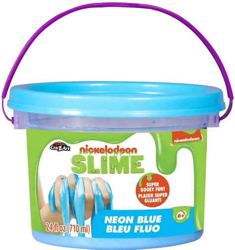 Nickelodeon 24oz Neon Blue Premade Slime Walmart Canada