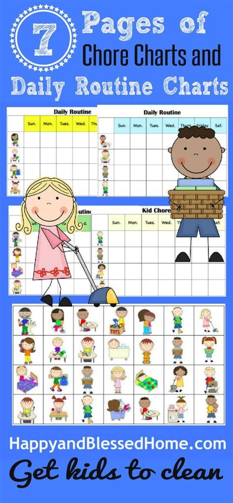 10 Chore Chart Chore Chart Kids Charts For Kids Free Printable Images