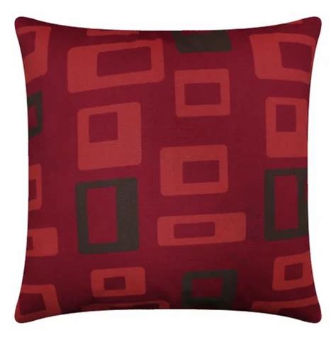 multicolor 100 cotton red and black printed cushion covers size 40 x 40 cm rs 140 id