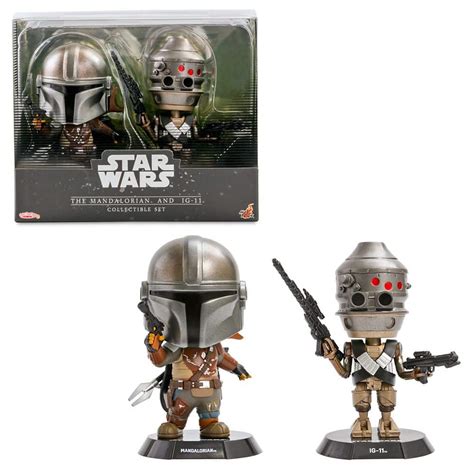 The Mandalorian And Ig 11 Bobble Head Figure Set By Hot Toys Star