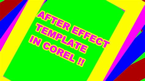 Corel Videostudio Intro Template Overlay Effect Tutorial Bangla Youtube