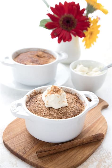 While you're waiting for the cake to cook, whip some cream in a mixing bowl. Keto Snickerdoodle Mug Cake - All Day I Dream About Food
