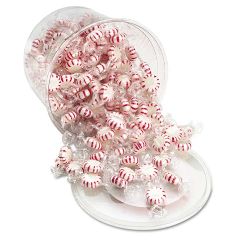 Starlight Mints Peppermint Hard Candy Individual Wrapped 2 Lb