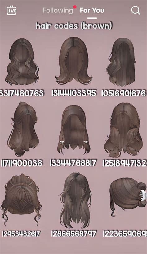 Pin By Florence Veilleux On Enregistrements Rapides Brown Hair Roblox