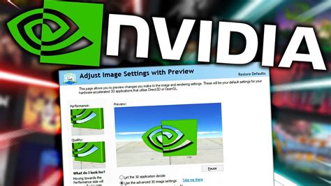 Nvidia Control Panel Best Settings For Gaming Quality How To Optimize