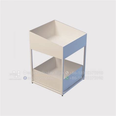 Custom Square Promotion Display Bin For Retail Shop Store Display