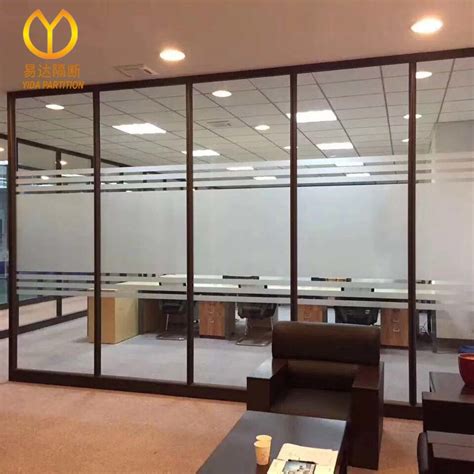 room manager sound proof tempered glass partition wall for office china office glass partition