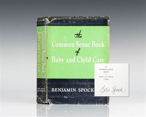 Common Sense Book Of Baby And Child Care Benjamin Spock First Edition