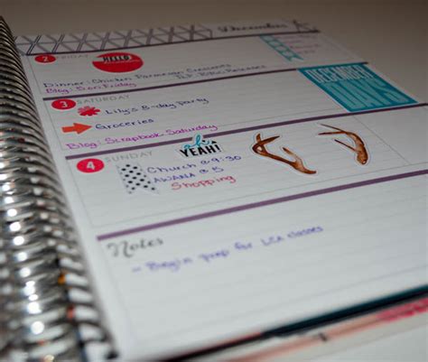 Weekly Planner Layout