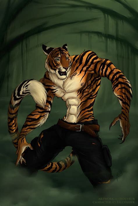 Tiger By ~jeddibub On Deviantart Beasts And Monsters Furry Art