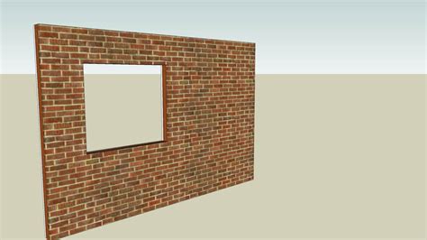 Brick Wall With Window 3d Warehouse