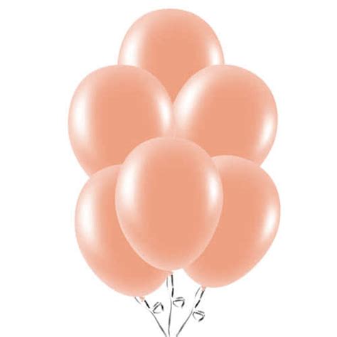 Coral Peach Biodegradable Latex Balloons 23cm 9 In Pack Of 30