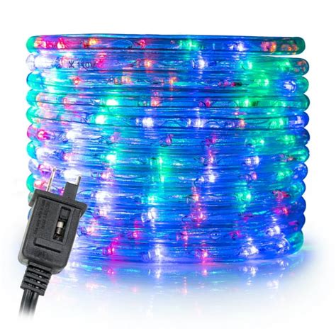 Wyzworks 20 Rgb Led Rope Lights Wpre Attached Power Cable