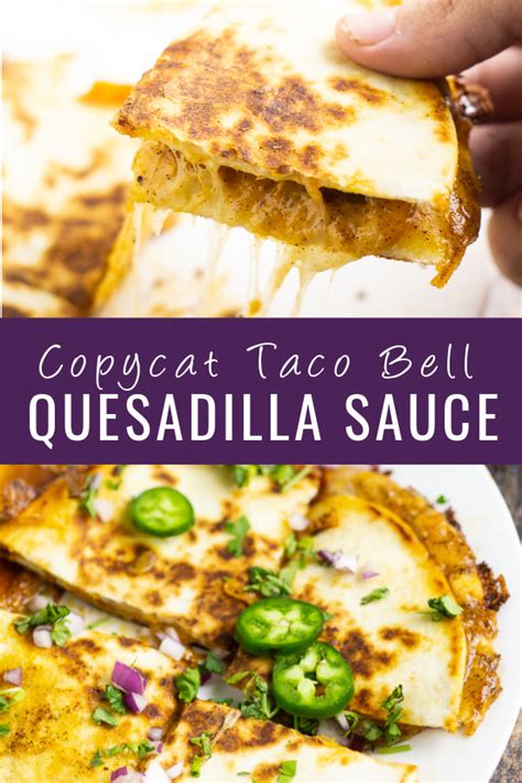 Copycat taco bell quesadilla sauce is super creamy and has a great kick to it, but not overpoweringly so. Copycat Taco Bell Quesadilla Sauce Recipe | The Gracious Wife