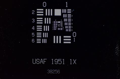 Resolution Chart Testing Eckhardt Optics History And Current Uses