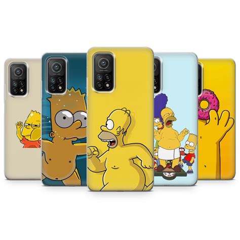 The Simpsons Phone Case Cartoon Cover Fits For Iphone 12 Pro Etsy