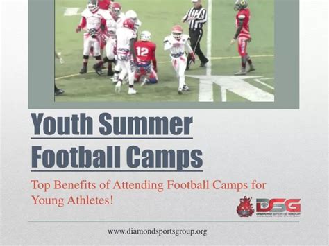 Ppt Benefits Of Football Camps For Young Athletes Powerpoint