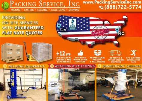 Packing Service Inc Is The Leader In Onsite Packing And Shipping