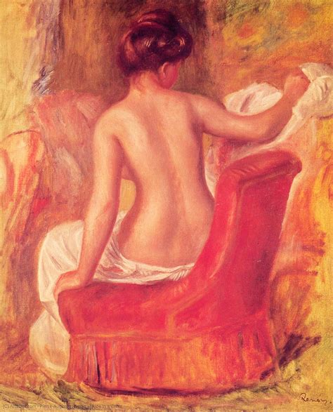 Riproduzioni D Arte Del Museo Nudo In Un Sedia 1900 Di Pierre