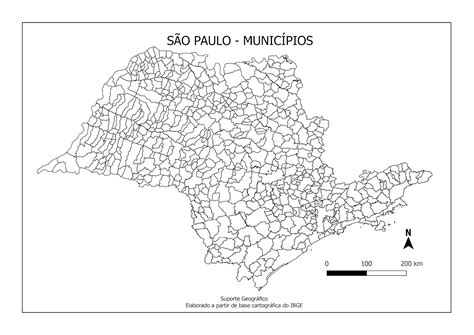 Mapa Interior De São Paulo