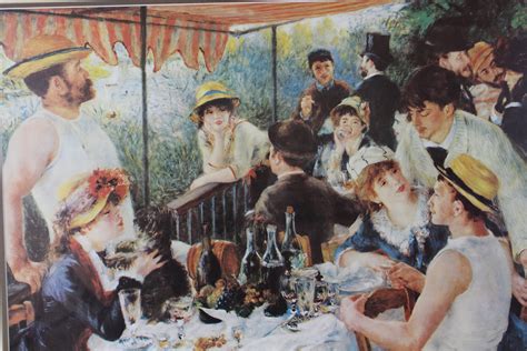 Renoir Plate Signed Lithograph Luncheon Of Boating Party Etsy