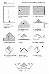 Images of How To Origami Boat