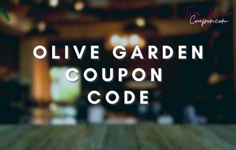 Olive Garden Coupon Code August 2023 50 Off Codes