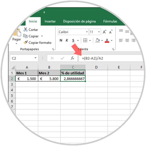 Formula Para Calcular Incremento Porcentaje En Excel Design Talk