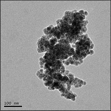 Transmission Electron Micrograph Of Synthesized Calcium Oxide